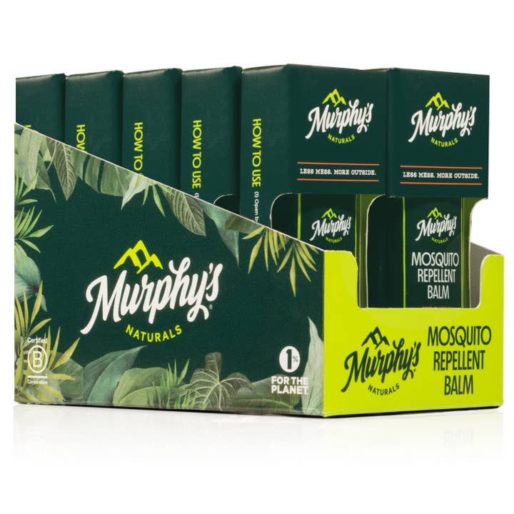 Murphy's Naturals - Wholesale Insect Repellent - Mosquito Repellent Balm Sticks (0.5oz) - Display of 12