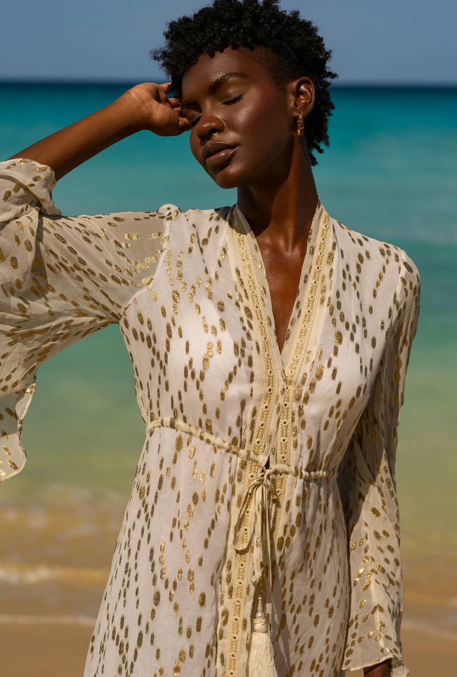 Sophia Alexia - Wholesale Kimono - Women's - Bora Bora Gold Glow Kimono6