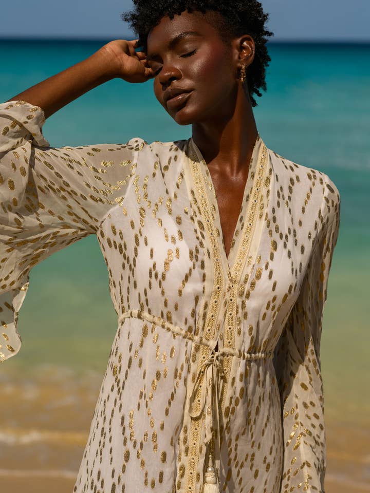 Sophia Alexia - Wholesale Kimono - Women's - Bora Bora Gold Glow Kimono6