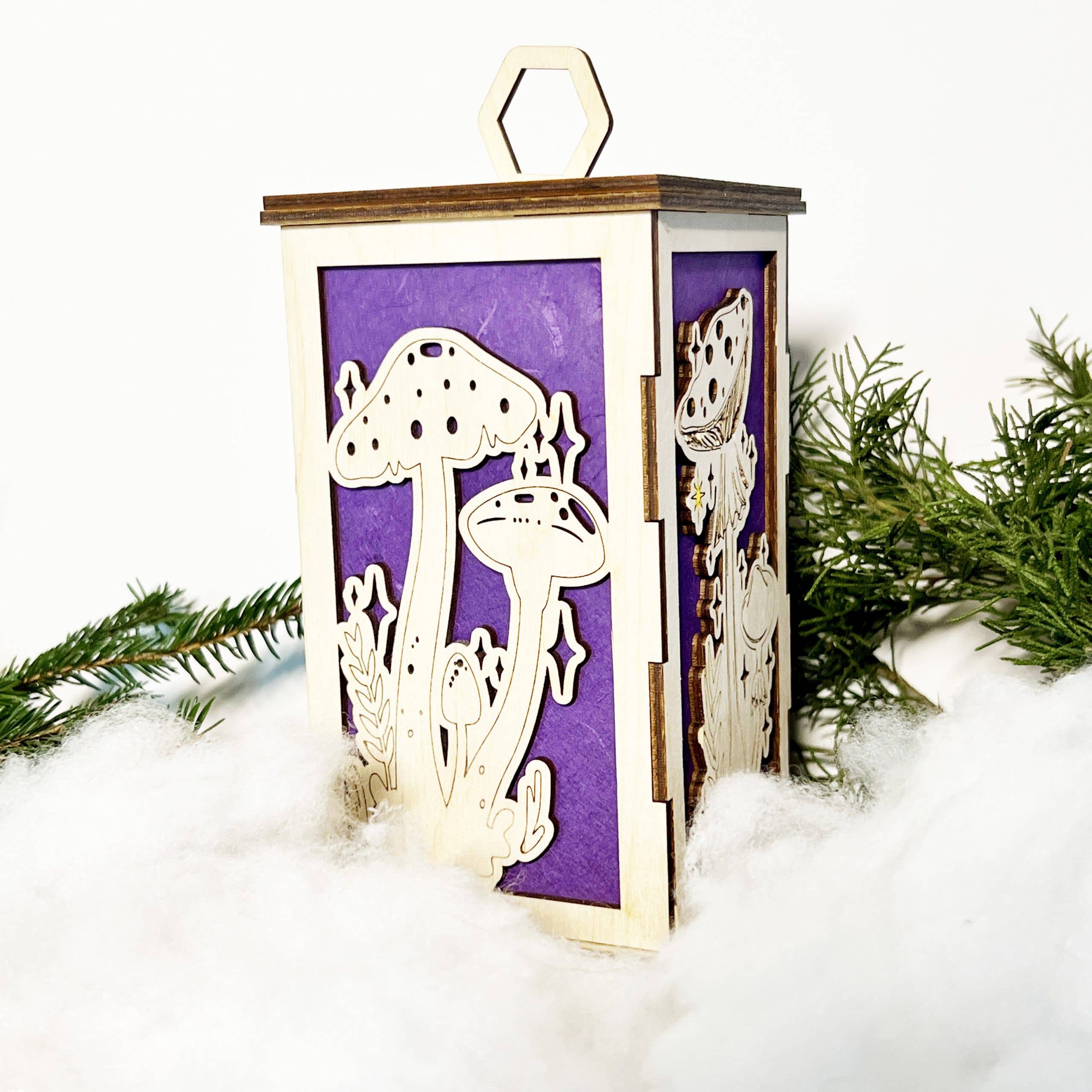 Squirrel Tacos Papercuts - Wholesale Lantern - Lantern – Mushrooms, Toadstools, and Crescent Moons3