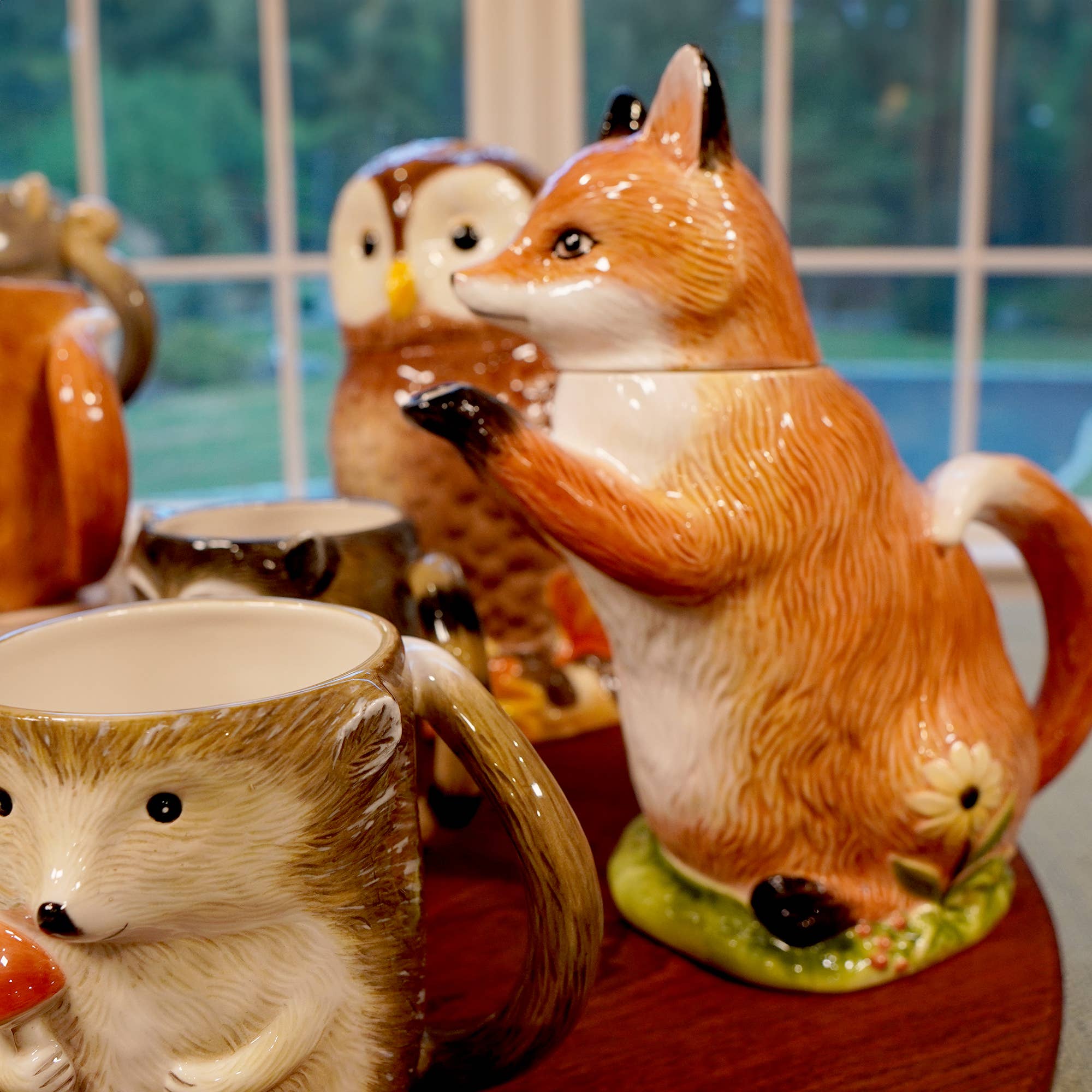 Certified International – Engroshandel Tekande – Woodland Critters 3D Ræv Tekande 946 ml1