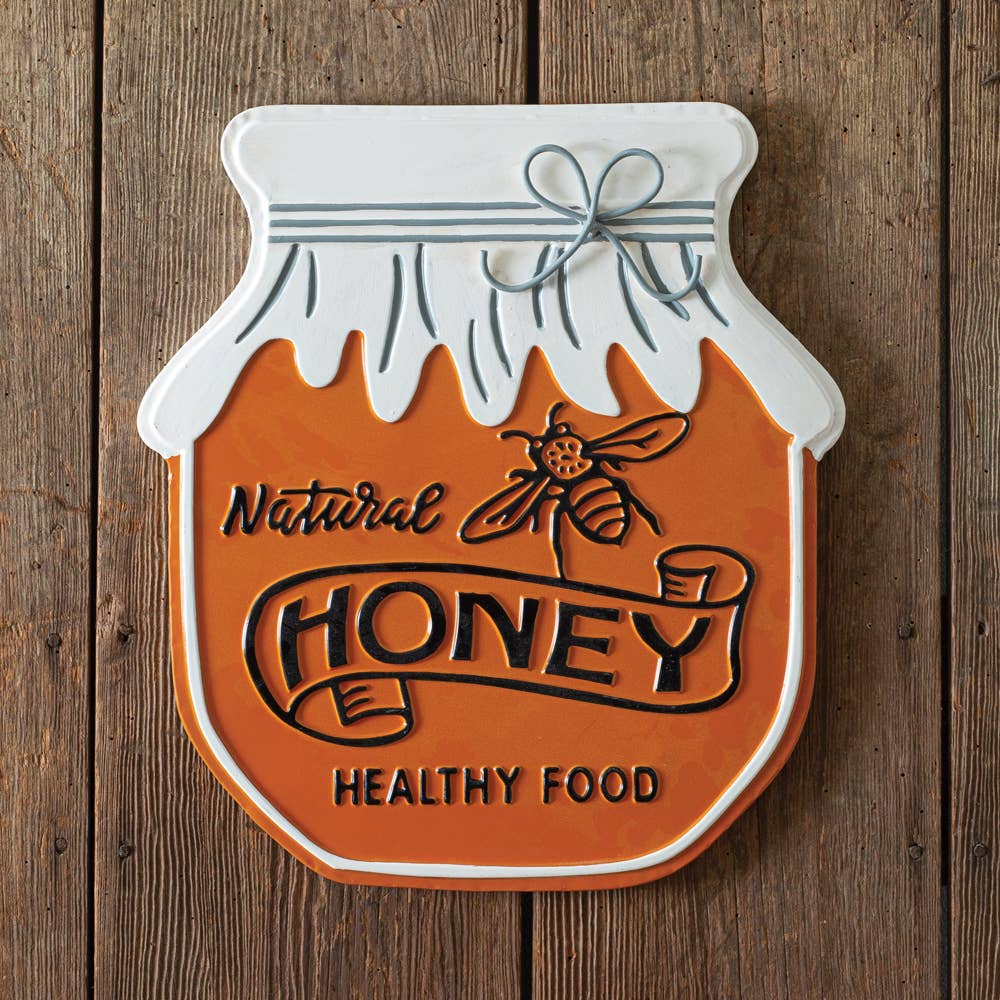CTW Home Collection - Wholesale Sign - Natural Honey Jar Sign