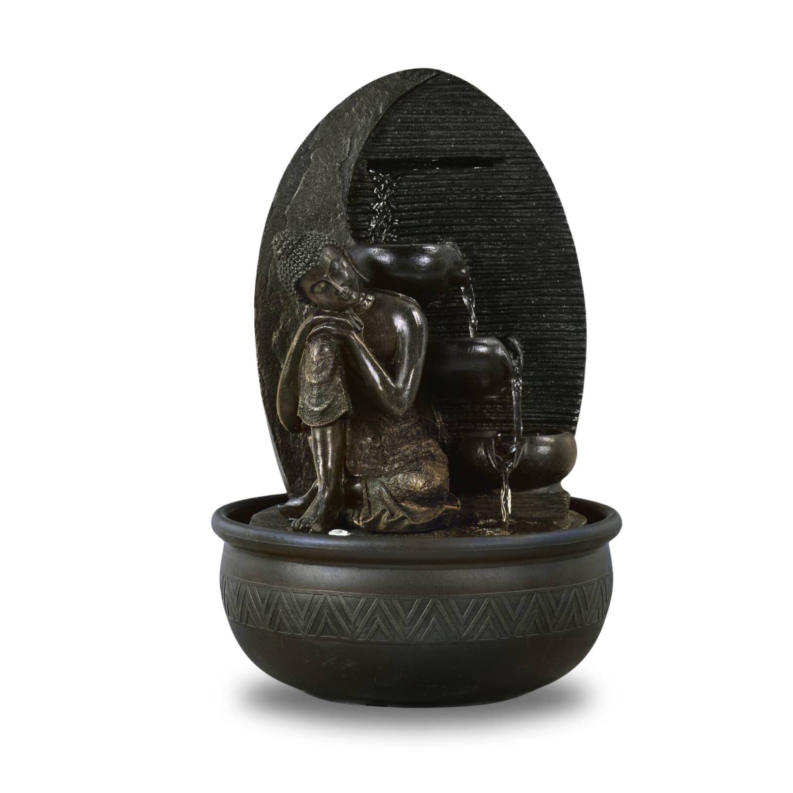 Zen'Arôme - Wholesale Decorative Tabletop Object - Zen Buddha Grace Fountain with Removable Buddha Statue12
