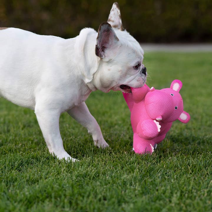 Ippopotamo rosa Giocattolo per cani Chill Seeker CoolPals (ippopotamo rosa) in vendita all'ingrosso su Faire