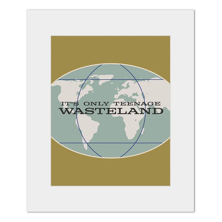 Lyrical Artworks - Wholesale Art Print - The Who | Baba O'Riley mid-century modern song lyric art