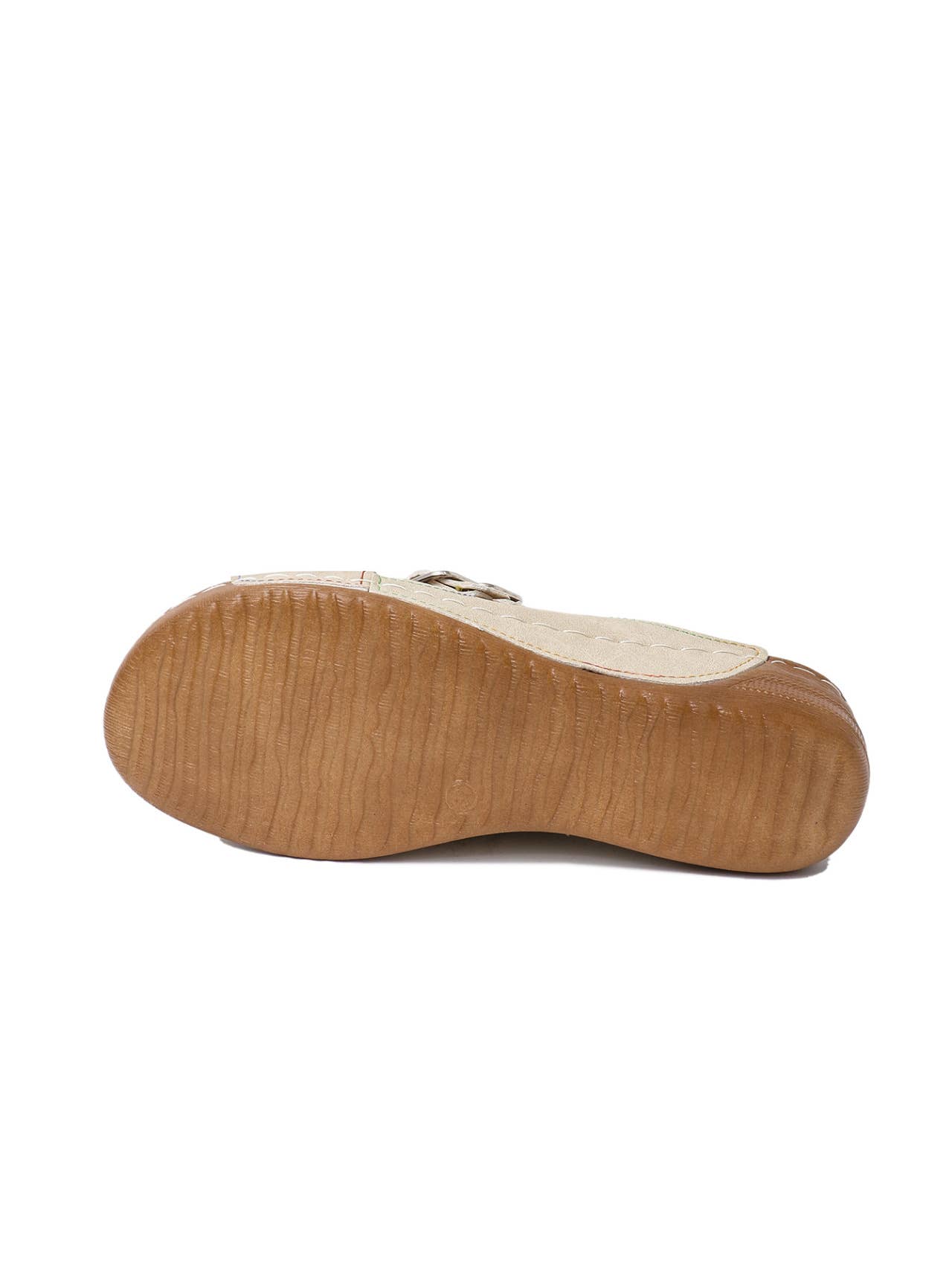 Off White Summer Criss-cross  Peep-Toe Wedge Sandals  for wholesale on Faire6