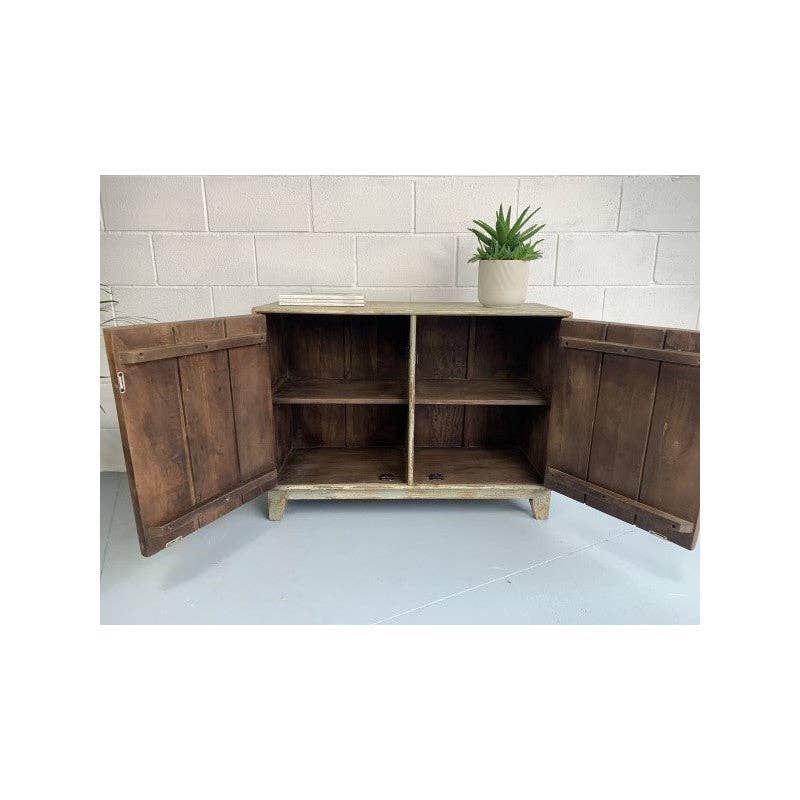 Paloma Black (Casa Natura Design, S.L.) - Venta al por mayor Armario - Hermoso armario indio tallado de 2 puertas con detalles de madera3