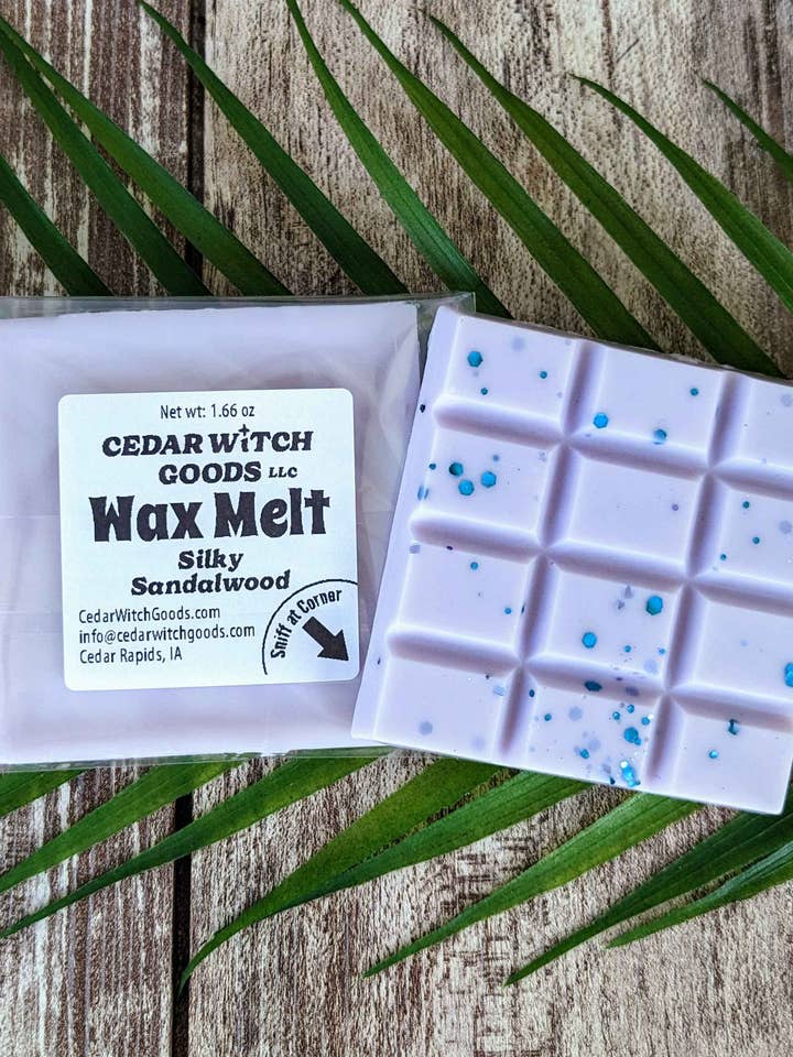 Cera Profumata al Sandalo Setoso per la vendita all'ingrosso da parte di Cedar Witch Goods