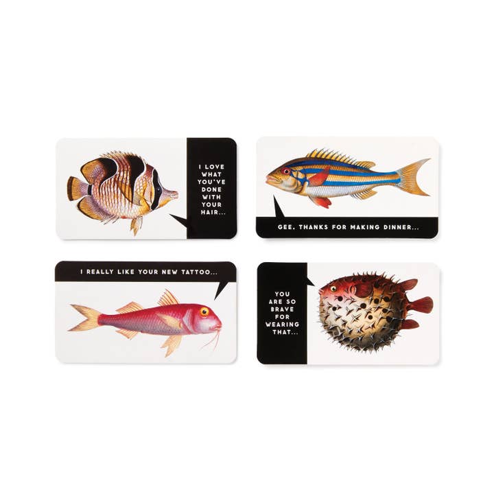 Chronicle Books - Wholesale Card Game - Brass Monkey Judgy Fish Game