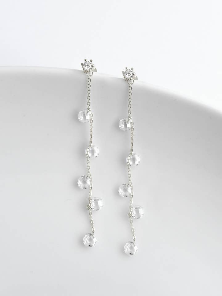 CZ Dangle Earrings for wholesale by FELIX Z DESIGNS