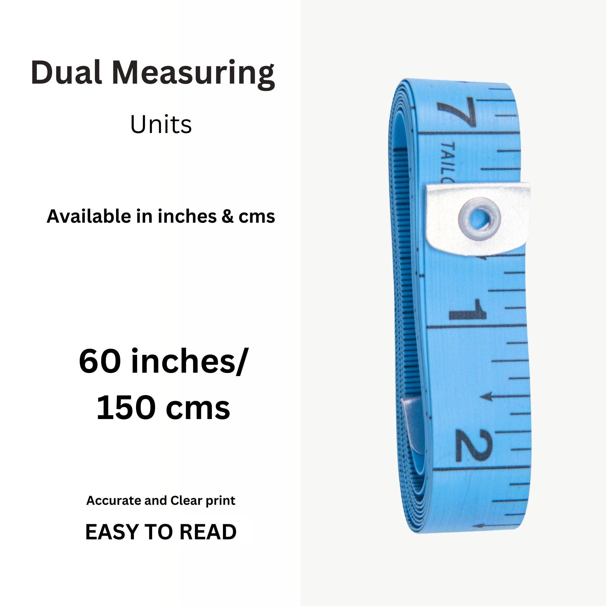CrafTreat - Wholesale Measuring Tape - Craftreat White Fiberglass Measuring Tape for Sewing 2 pcs2