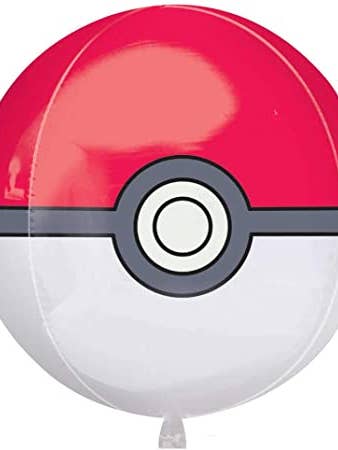 POKEBALL-SHAPE BALLOON for wholesale by Mis Globos