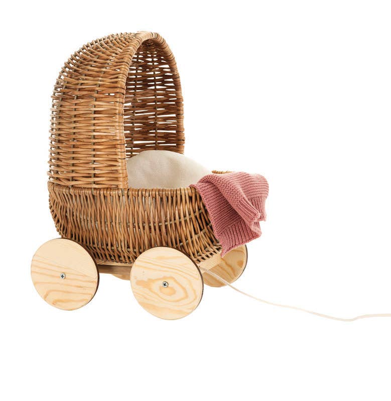 Egmont - Wholesale Doll Stroller - Kids - Small Wicker Pram10