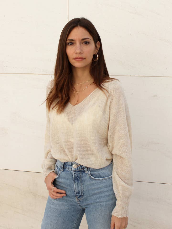 Madrid Jersey - Marinblå för wholesale av ELBA& CLAU