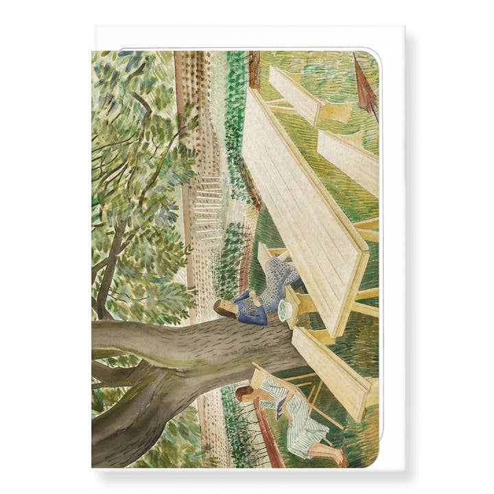 DUAS MULHER NUM JARDIM (1933): Cartão de Saudação por atacado de Ezen Trade