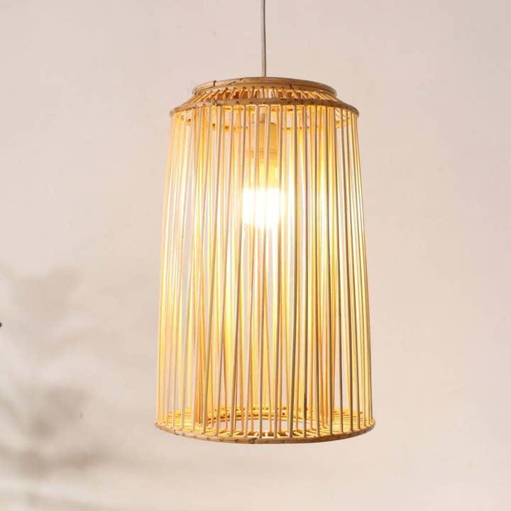 SANGSAN - Rattan Pendant Light Shade for wholesale by Thaihomeshop