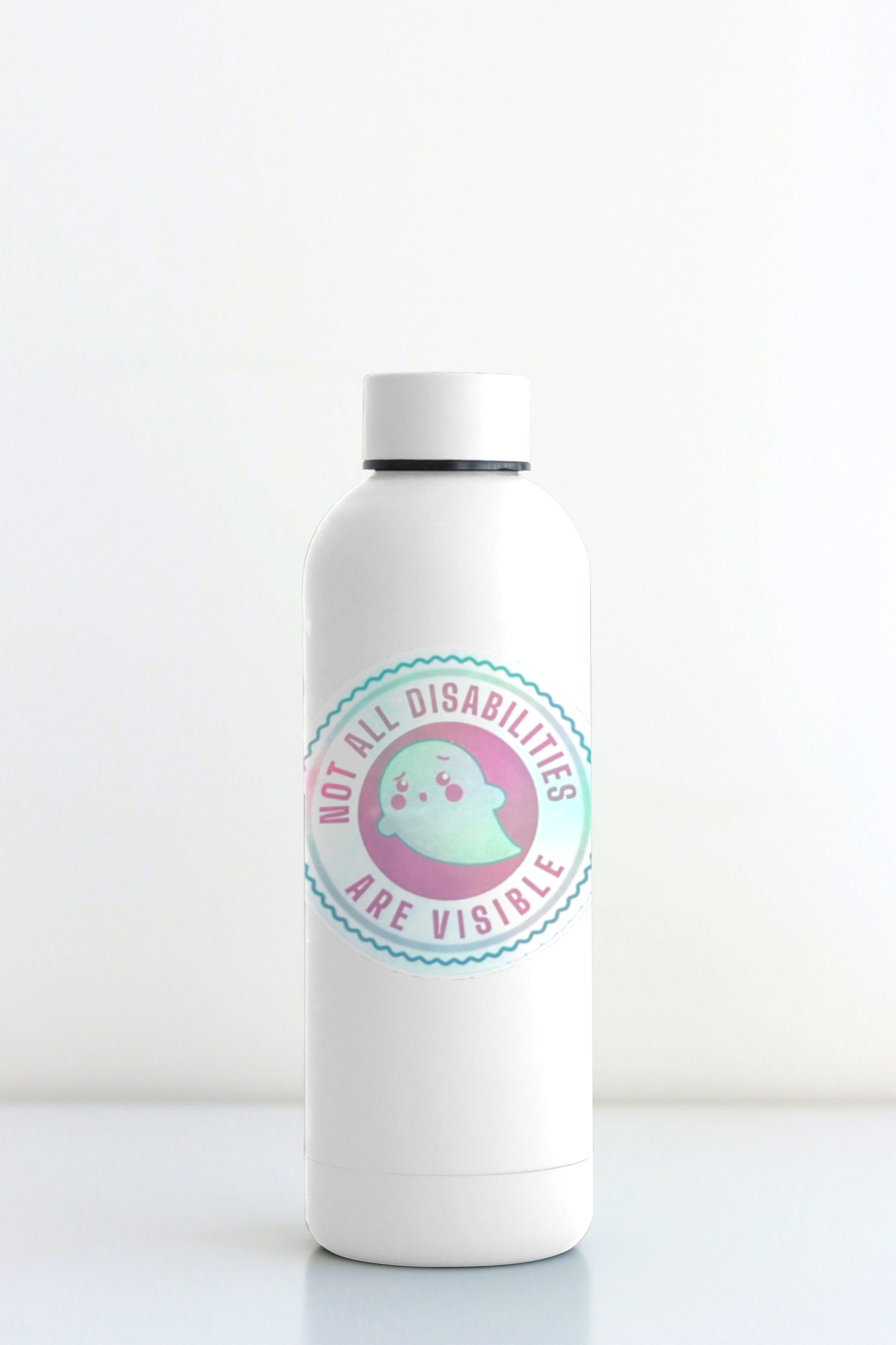 Burping Fish – Engroshandel Klistermærke – Ikke alle handicap er synlige holografisk klistermærke2