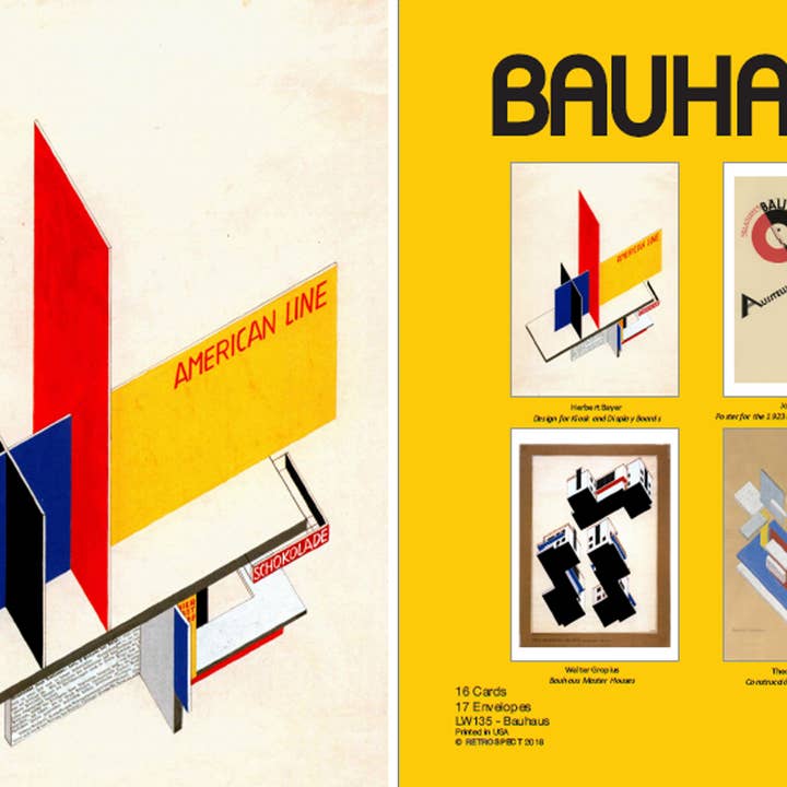 Bauhaus Carte Notebook - Coffret pour la vente par The Retrospect Group Collection