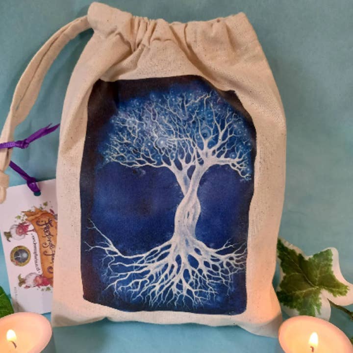 FreeRangeFaeries - Wholesale Pouch - Women's - Amethyst Tree Tarot Pouch