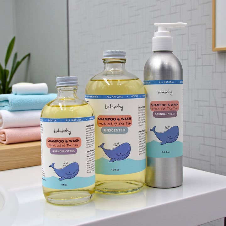 Balm Baby - Baby Wash & Shampoo - BULK / Refills Available for wholesale by Taylor's Naturals