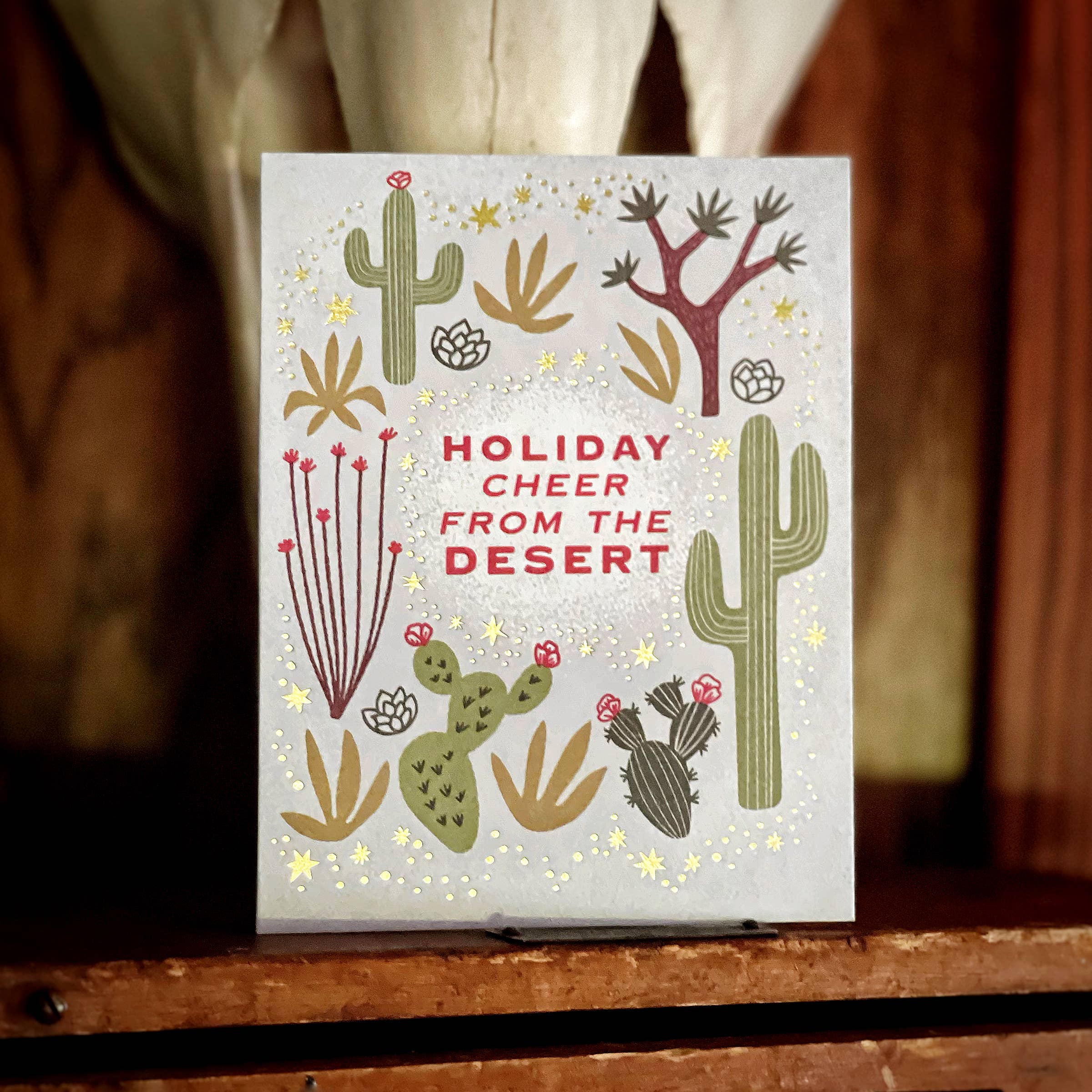 Paper Parasol Press - Wholesale Season's Greetings Card - Holiday Cheer from the Desert Card4