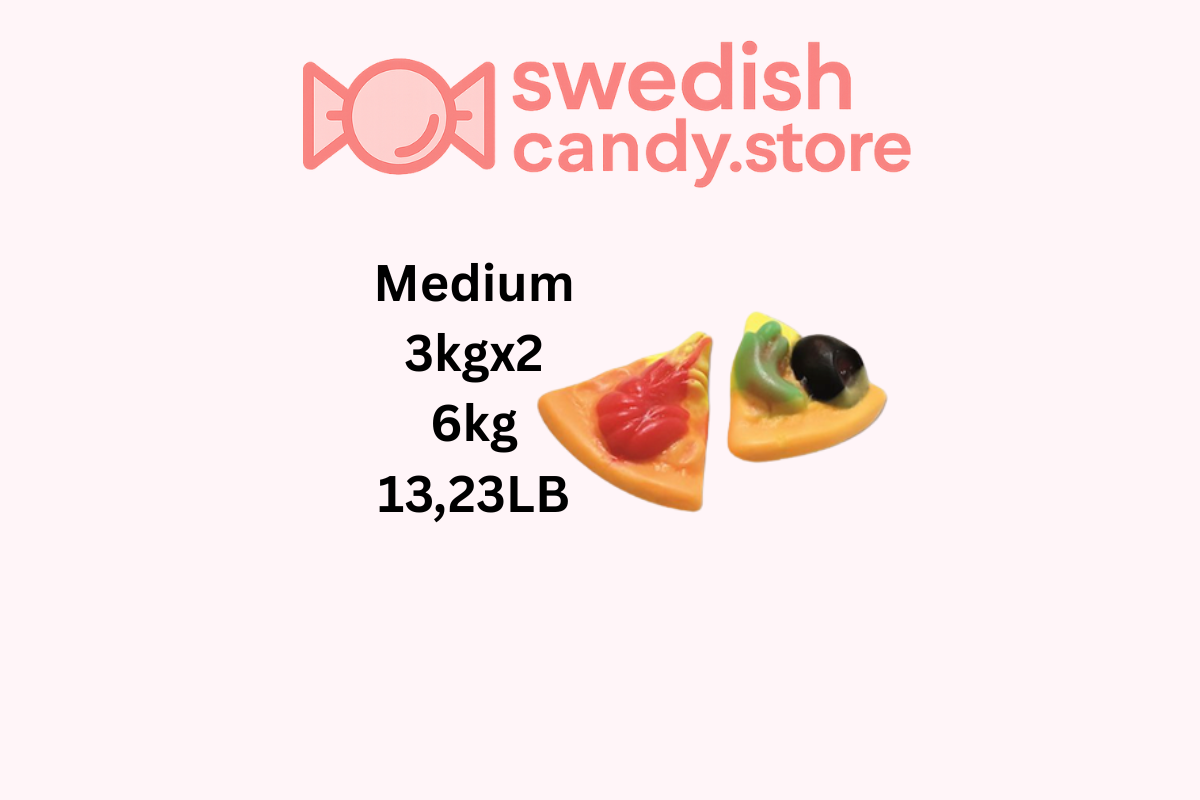 Swedish Candy.Store - Swedish Candy - Wholesale Gummy - Pizza Slice 3kg/6.61lb1