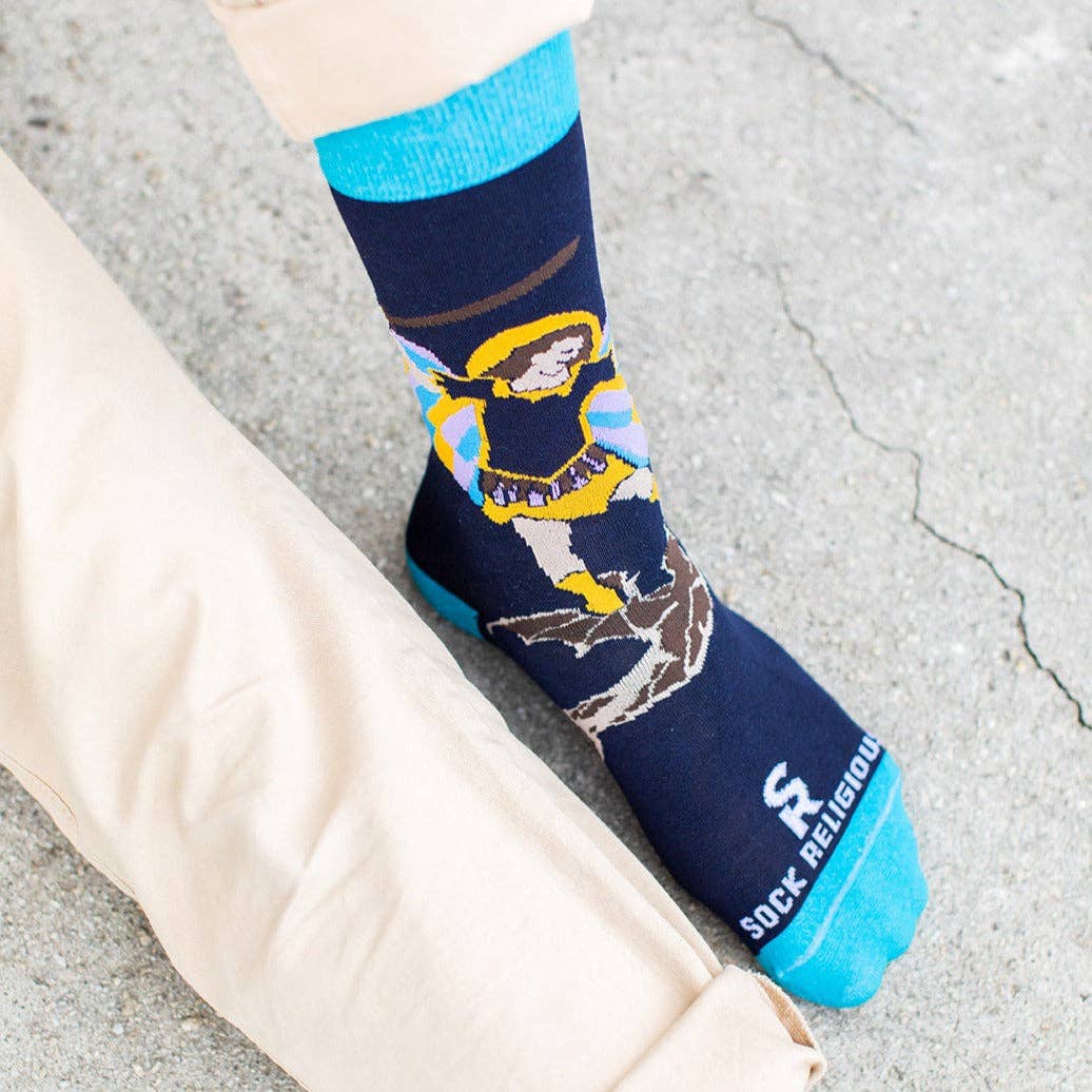 Sock Religious - Wholesale Socks - Unisex - St. Michael Adult XL Socks2