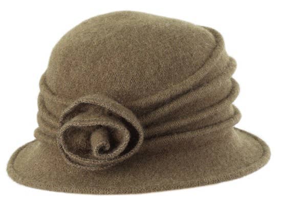 Toucan Hat Company/ Carole Amper – wholesale Cloche hat – Women’s – Wool Rose Cloche 0