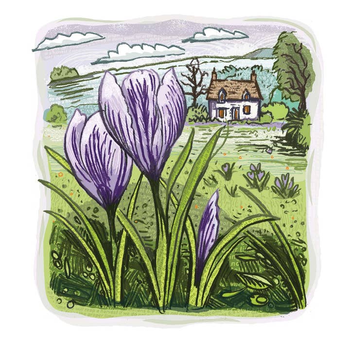 Dold skönhet speglad i naturen Konsttryck, 30x30 cm för wholesale av Jamie Poole