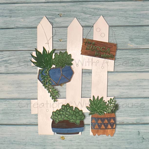 Set Intercambiabile di Piante Grasse - Supporto Recinzione per la vendita all'ingrosso da parte di Creations With A Cause