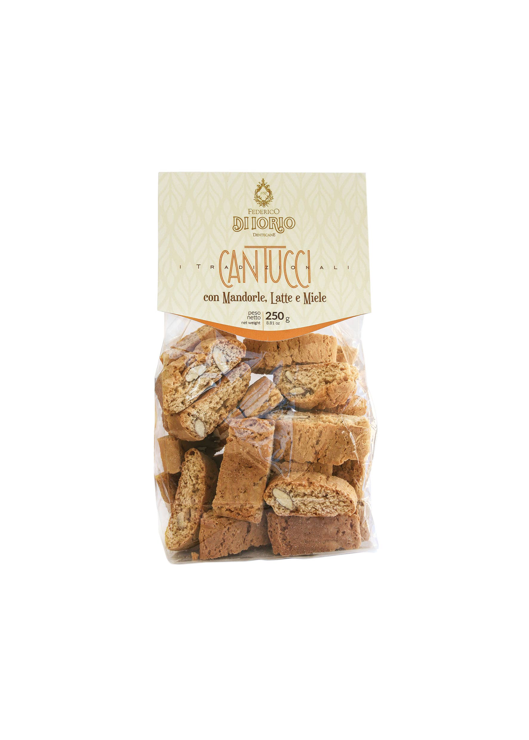 Torrone Di Iorio Federico Dentecane - Wholesale Cookie - CANTUCCINI almond cookies