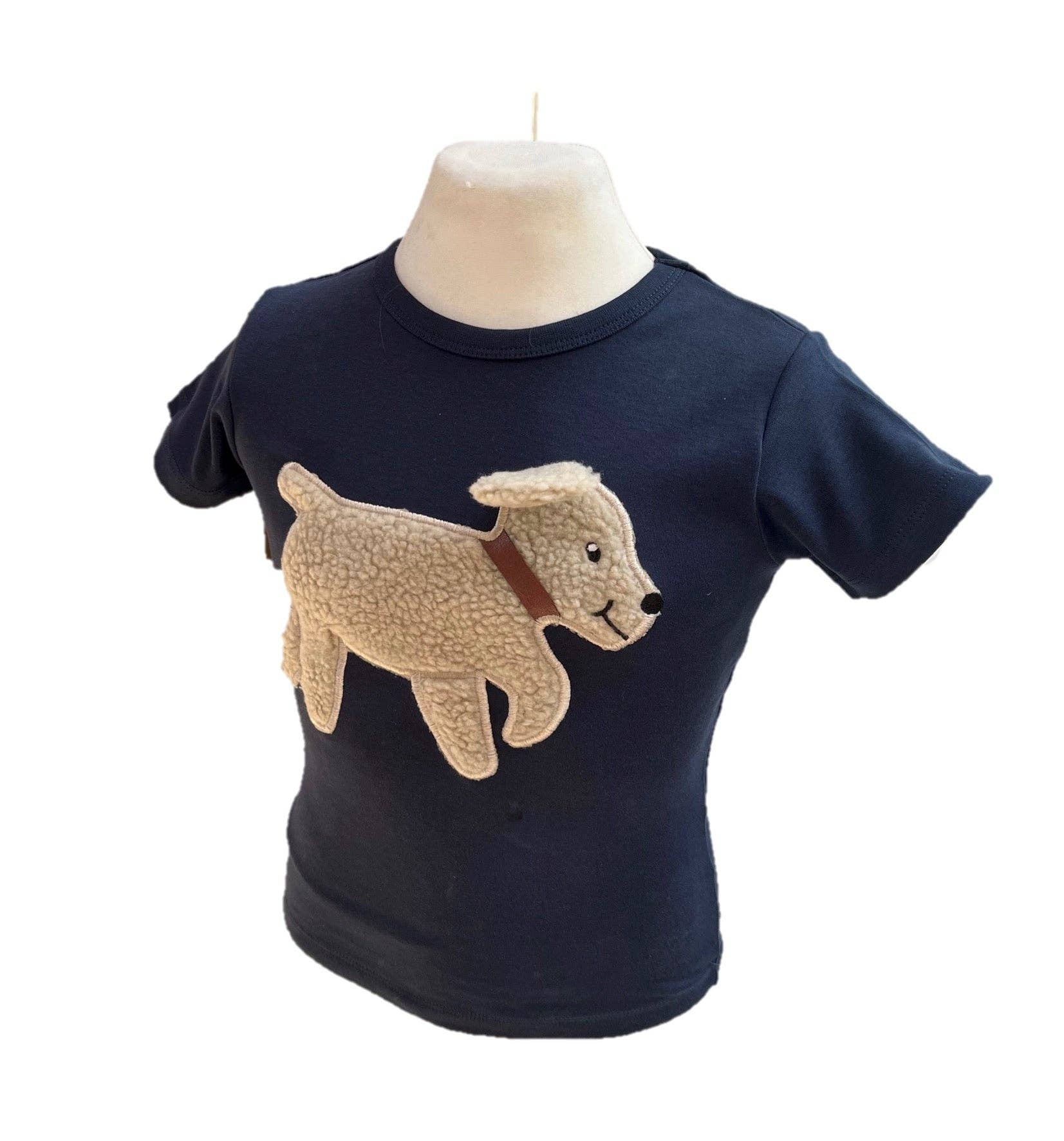 Ziegfeld Kids - Vente T-shirt – enfant - Chemise pour chien BOBBY bleu foncé à manches courtes0