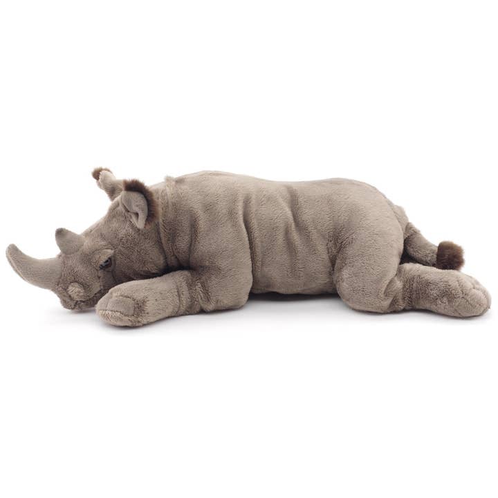 Uni Toys - Wholesale Stuffed/Plush Toy - Kids & Baby - Rhino lying down - 54 cm (length) - cuddly/plush toy1