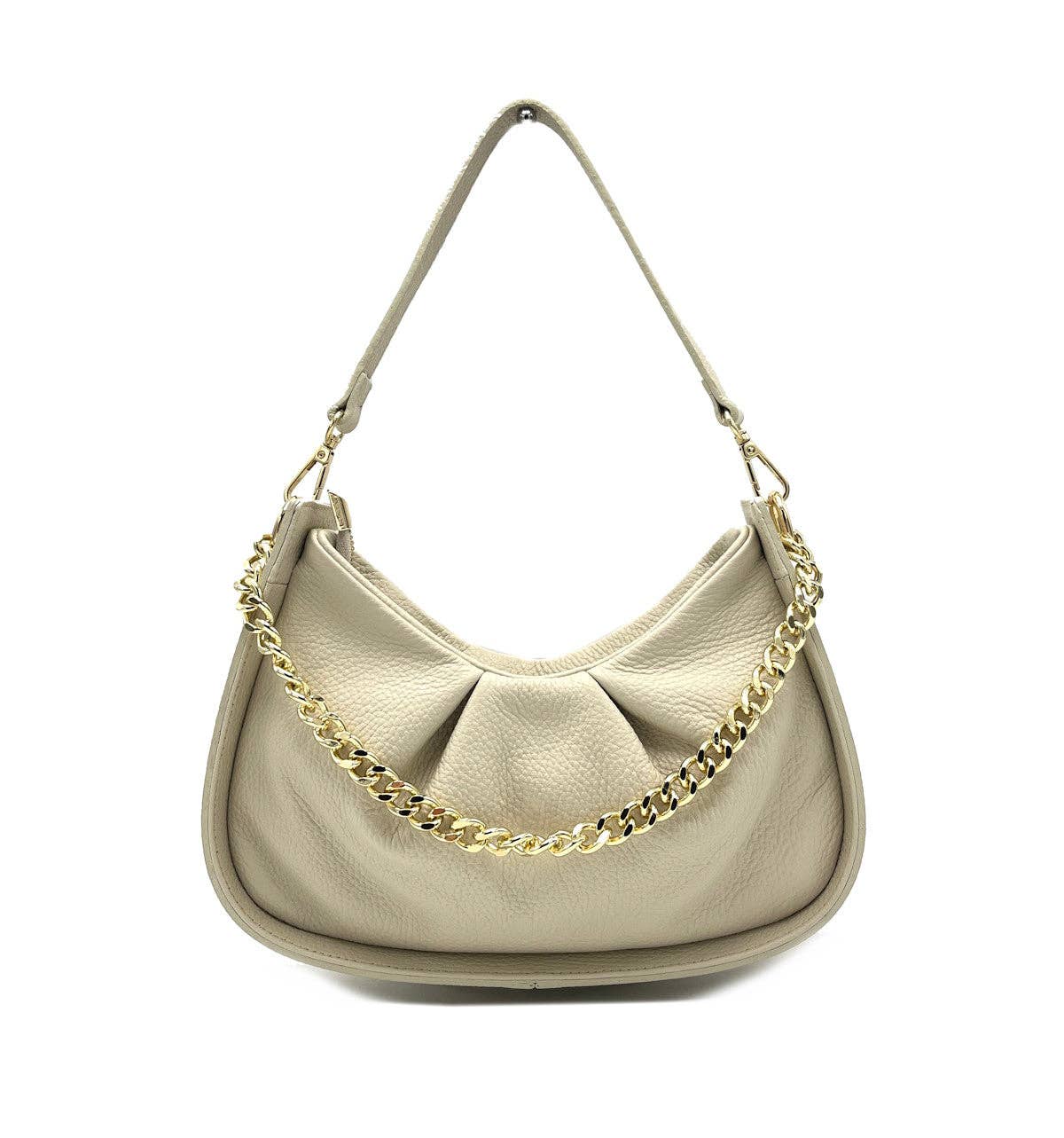 Suie Valentini srl – wholesale Axelremsväska – Dam – Kedjeväska i äkta läder, tillverkad i Italien, art. 11244013