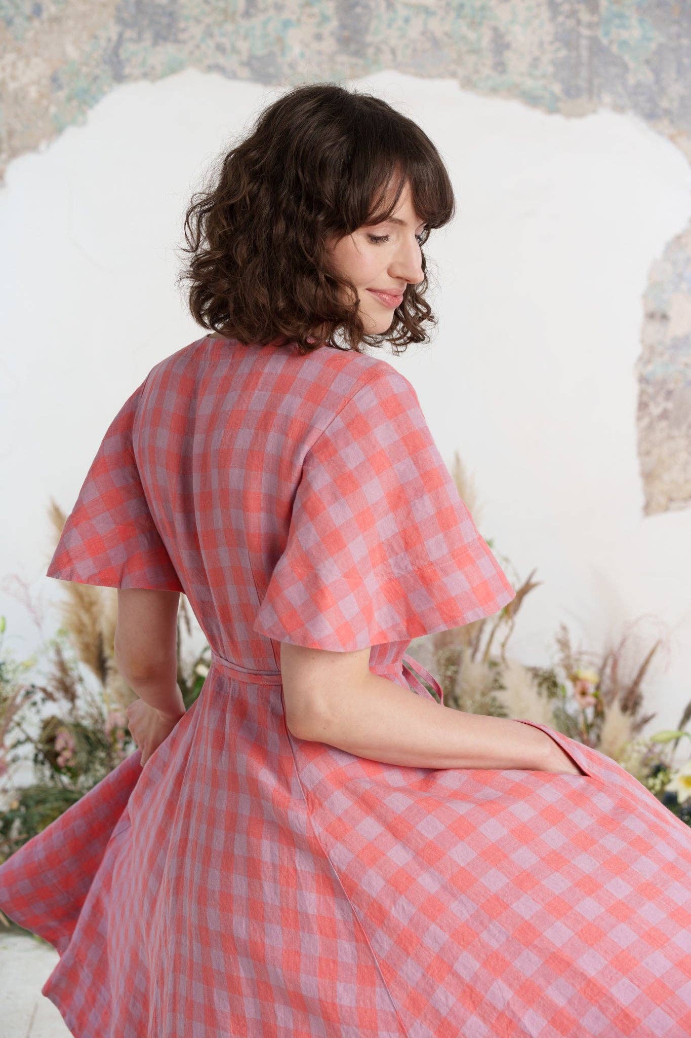 Son de Flor - Wholesale Jurk - Dames - Wikkeljurk met vlindermouwen28