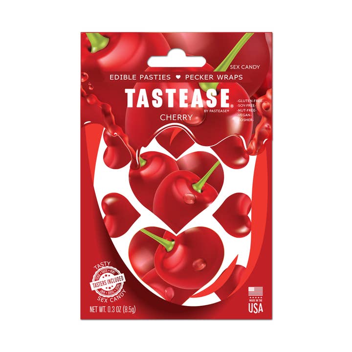 Tastease: Edible Cherry Pasties & Pecker Wraps Candy for wholesale by Pastease®