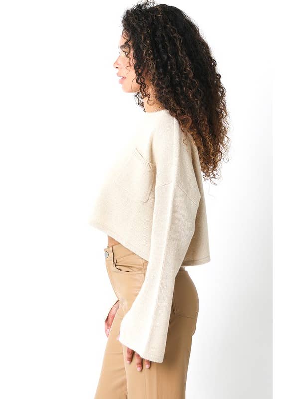 Olivaceous - Wholesale Knit Sweater - Women's - Stella Sweater4