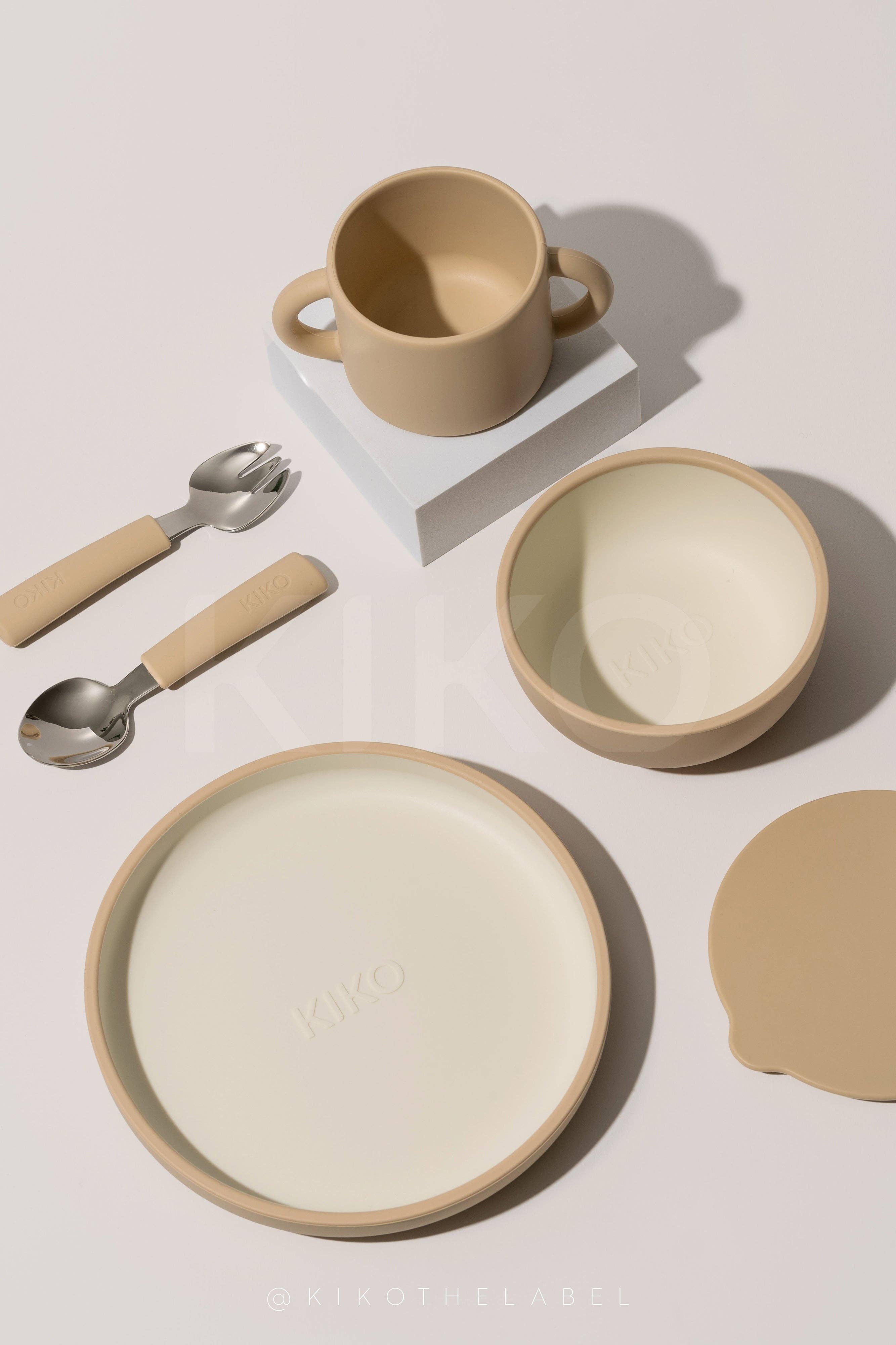 KIKO The Label - Wholesale Dinner Plate - Kids & Baby - Silicone Suction Plate I Sand2