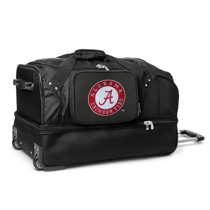 NCAA Alabama Crimson Tide 27" Drop Bottom Wheeled Duffel for wholesale by Mojo Licensing
