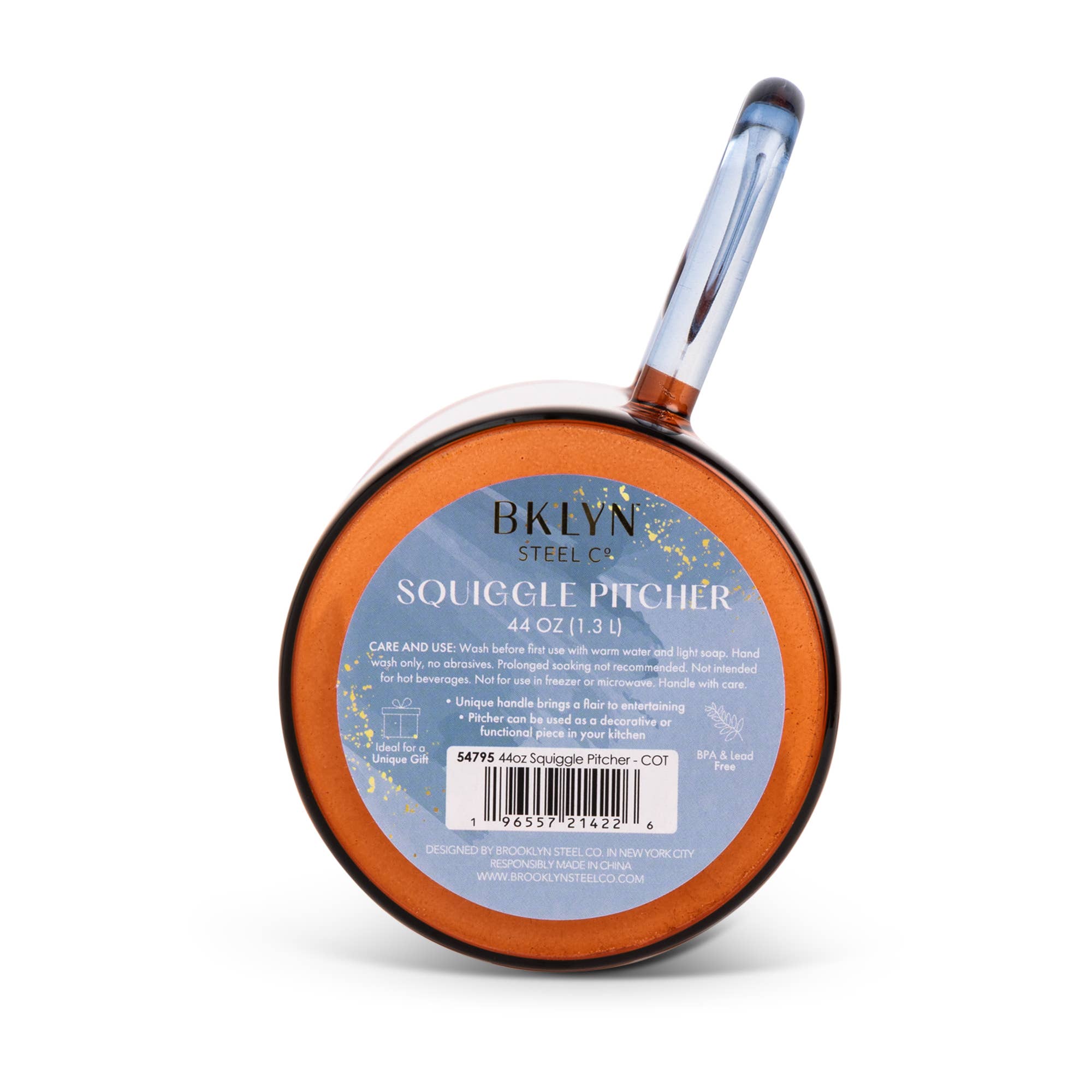 Core Home - Wholesale Pitcher - 44oz Squiggle Pitcher - COT1