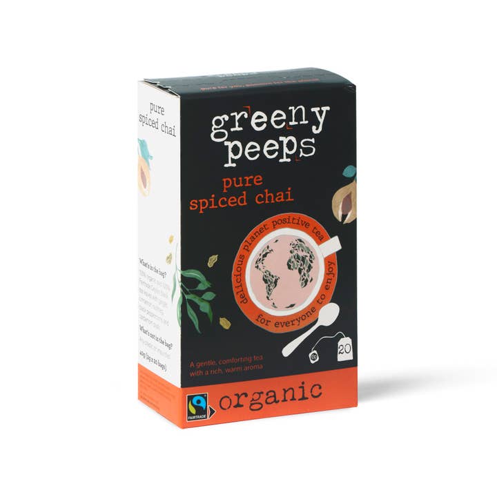 Organic Spiced Chai for wholesale by Greenypeeps
