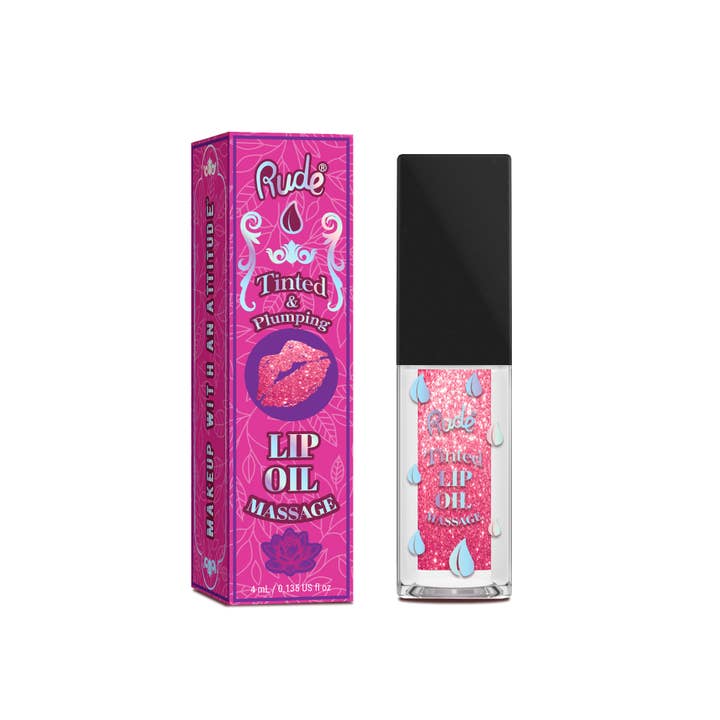 Aceite para labios, aceite para masajes, teñido y rellenador para venta al por mayor de Rude Cosmetics