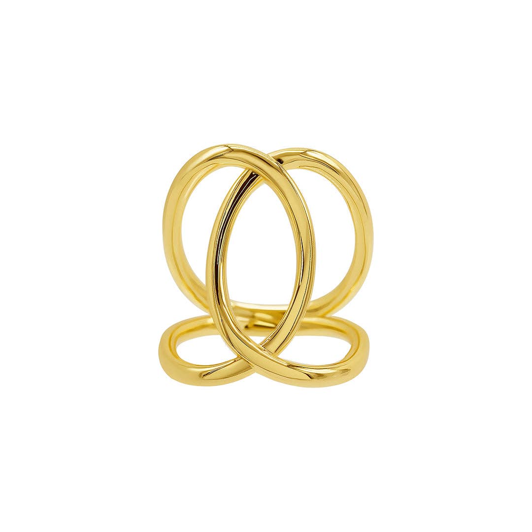 Adornia - Wholesale Cocktail/Statement Ring - Tall Infinity Ring