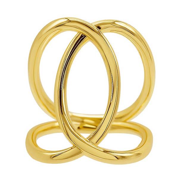 Tall Infinity Ring for wholesale by Adornia