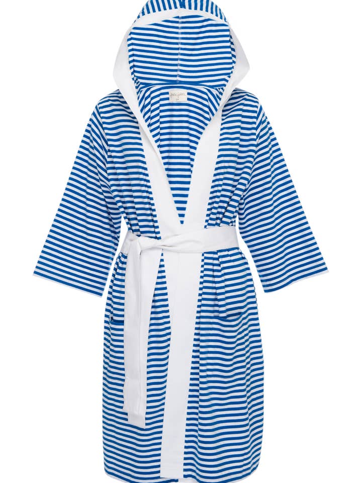 Pure Fiber - Wholesale Robe – Women's - Seaside Serenity Robe – Organic Cotton Hooded Fit3