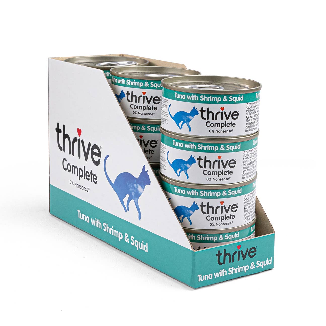 Finest Petfoods - Wholesale Pet Food - Cat - Thrive Complete Tuna with Shrimp & Squid 12x75 gr.