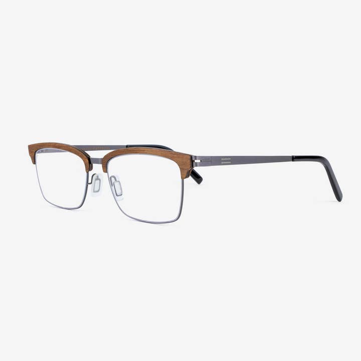 Tommy Owens - Wholesale Eyeglasses - Unisex - Stuart - Wood & Metal Eyeglasses1