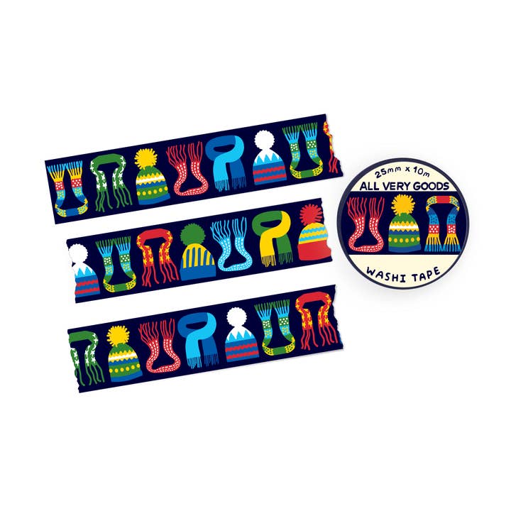 Holiday Washi Tape - Holiday Knits for wholesale by All Very Goods