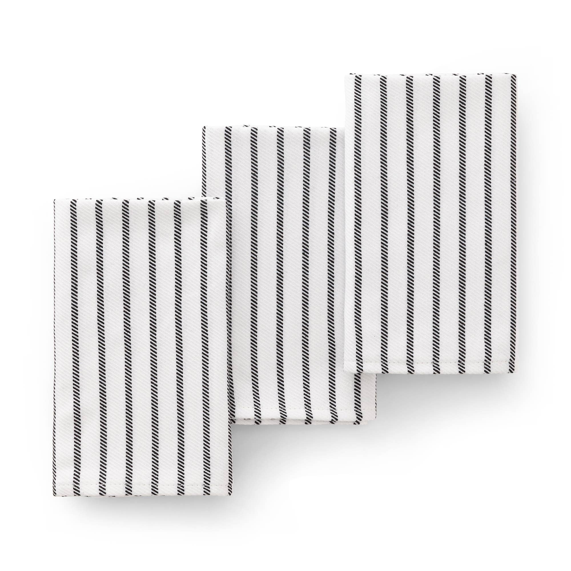 GAMUSI - Wholesale Theedoek/vaatdoek - Set van 3 katoenen keukendoeken met zachte touch en duurzame strepen6