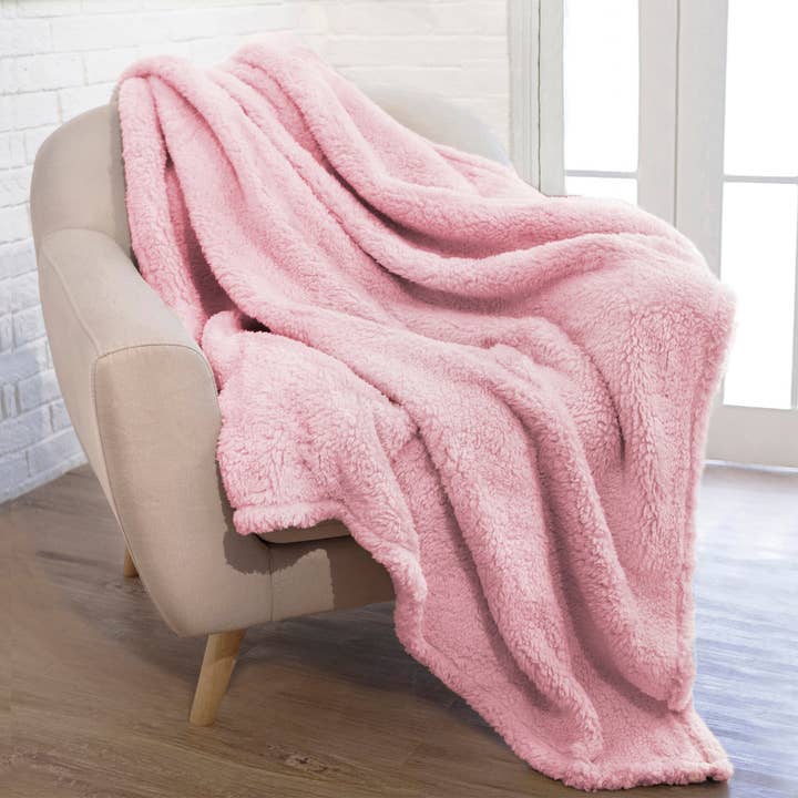 Pavilia - Wholesale Throw Blanket - Plush Shaggy Sherpa Blanket9